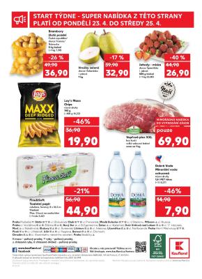 akční leták Kaufland 19.4.2018-25.4.2018