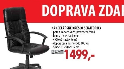 Kancelářské křeslo SENÁTOR K3