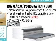 Rozkládací pohovka FENIX lakovaná