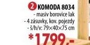 Prádelník 4 zásuvky 8034