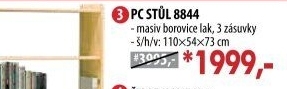PC stůl 8844 lakovaný
