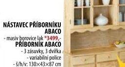 Nástavec příborníku ABACO