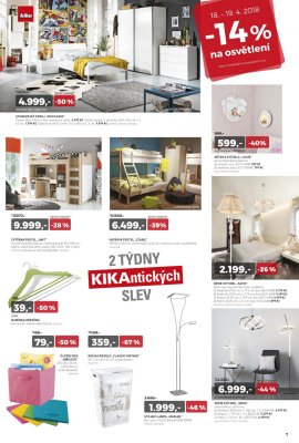 akční leták Kika nábytek 16.4.2018-29.4.2018