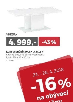 Konferenční stolek AZALEA