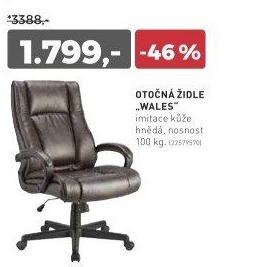 Otočná židle WALES