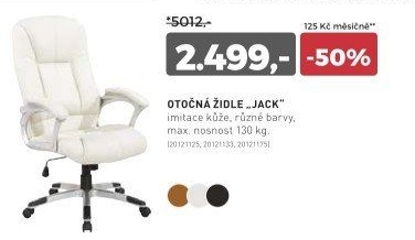 Otočná židle JACK