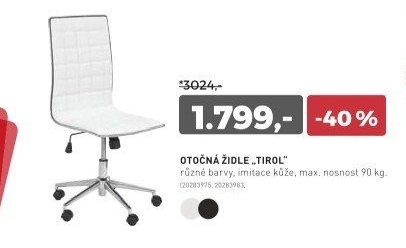 Otočná židle TIROL