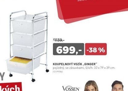 Kontejner na kolečkách GINGER