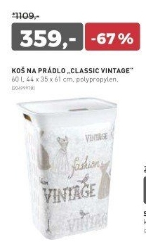 Koš na prádlo CLASSIC VINTAGE