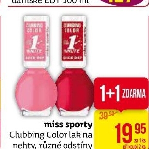 Lak na nehty Clubbing Color Miss Sporty