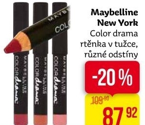Tužka na rty Colordrama Maybelline