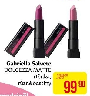 Rtěnka Dolcezza Matte Gabriella Salvete
