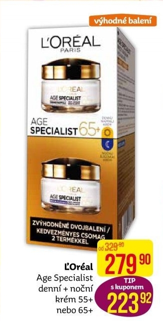 Balení krém denní a noční Age Specialist L'Oréal
