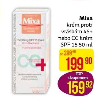 Krém pleťový proti vráskám Mixa