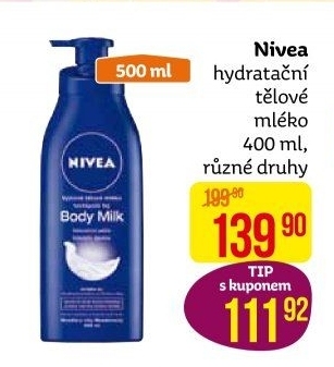 Tělová mléka Nivea