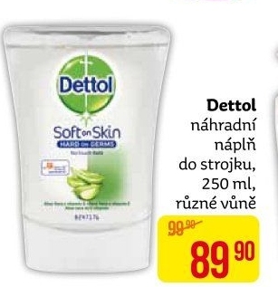Tekuté mýdlo antibakteriální Dettol - náhradní náplň