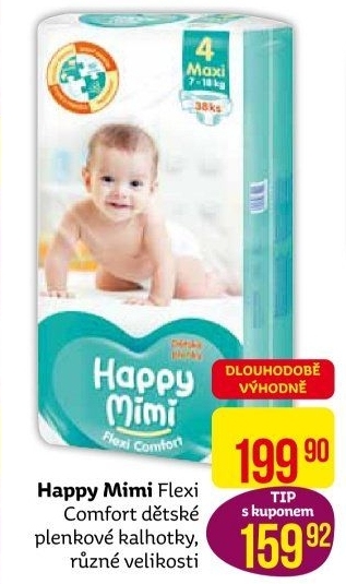 Pleny dětské Happy Mimi Flexi Comfort