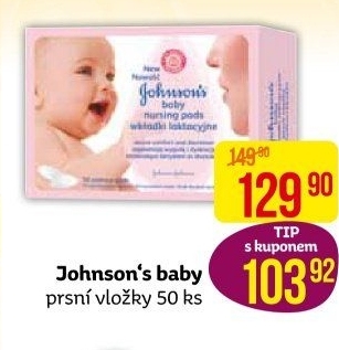 Prsní vložky Johnson's Baby