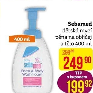 Pěna na obličej a tělo Baby Sebamed