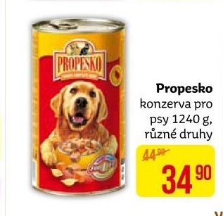 Konzerva pro psy Propesko