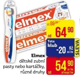Pasta na zuby dětská Elmex