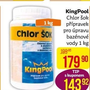 Přípravek do bazénu Chlor Šok Kingpool