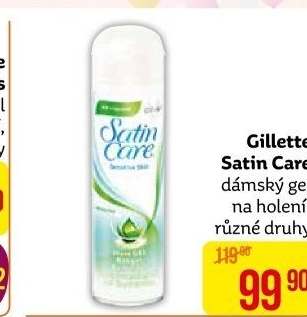 Gel na holení dámský Satin Care Gillette