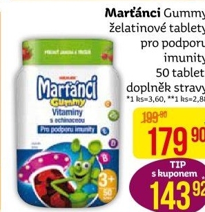 Vitamíny Gummy Marťánci