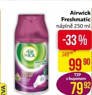 Osvěžovač vzduchu Freshmatic Air Wick - náplň