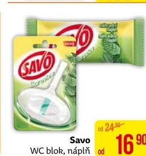 WC Blok tuhý Savo - náplň