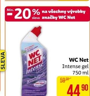 Gelový čistič WC WC Net