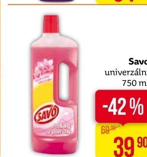 Čistič na povrchy a podlahy Savo