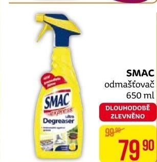 Odmašťovač Smac Express