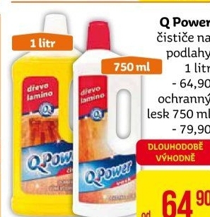 Čistič na podlahy Q Power