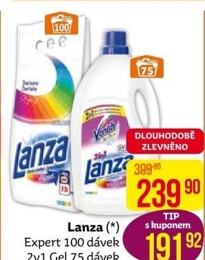 Prací prášek Lanza
