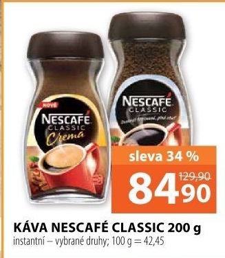 Instantní káva Nescafé Classic
