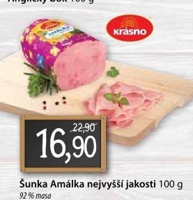 Šunka Amálka nejvyšší jakosti Krásno
