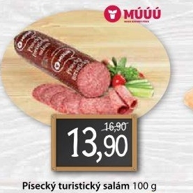 Salám turistický Maso uzeniny Písek