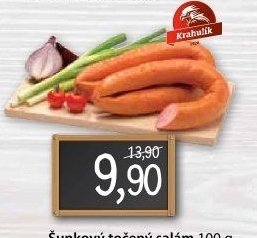 Salám šunkový točený Krahulík