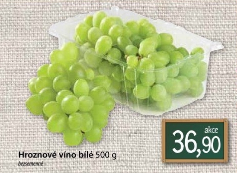 Hrozny bílé bezsemenné