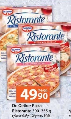 Pizza mražená Ristorante Dr. Oetker
