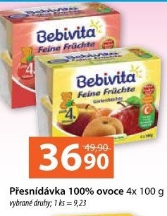 Příkrm ovocný Bebivita