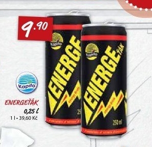 Energetický nápoj Energeťák Kapíto