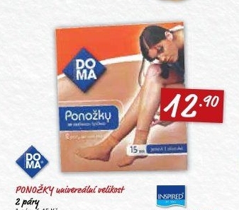 Silonové ponožky Doma