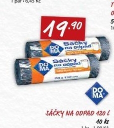 Pytle na odpadky 120 l Doma