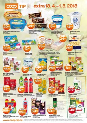 akční leták COOP 18.4.2018-1.5.2018