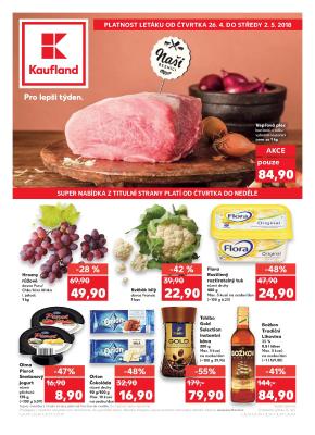 akční leták Kaufland 26.4.2018-2.5.2018