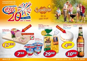 akční leták ESO MARKET 25.4.2018-6.5.2018
