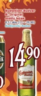 Pivo světlý ležák B: Original Budweiser Budvar