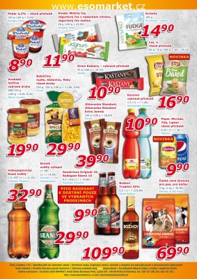 akční leták ESO MARKET 25.4.2018-6.5.2018